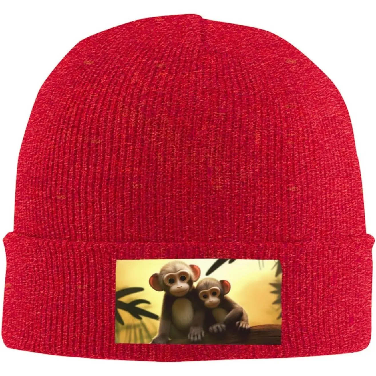 Beanie Cuffed Knit - Czapka typu beanie dla mężczyzn, zimowe