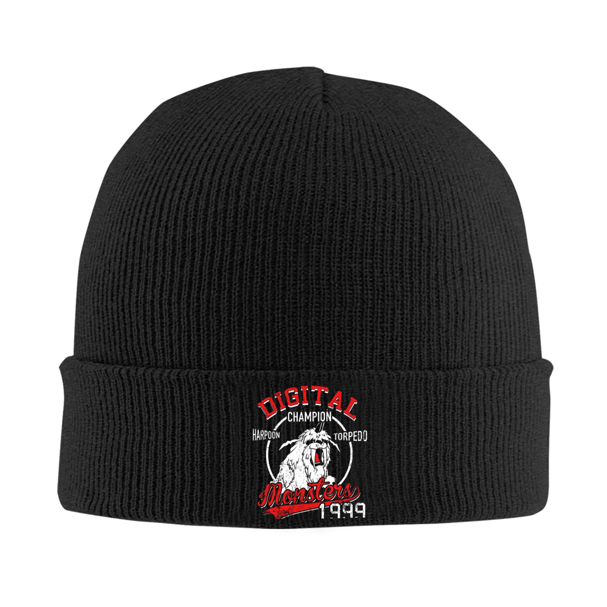 Beanie Cuffed Knit - Czapka zimowa z dzianiny typu rib,