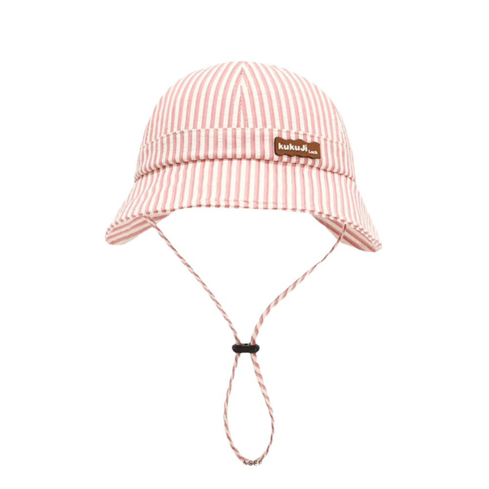 Bucket Hat Cotton - Nowy Pasiasty Kapelusz typu Bucket dla