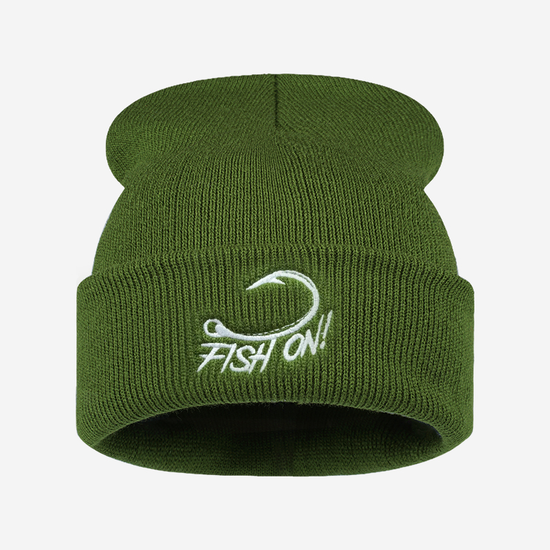 Czapka z haftowanym motywem wę – Beanie Cuffed Knit recenzja i cena