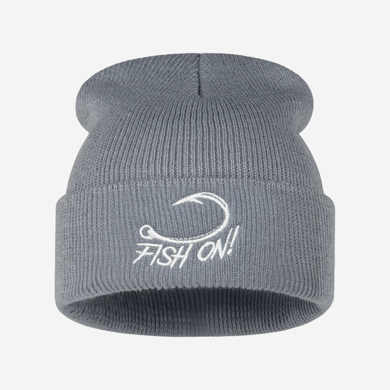 Czapka z haftowanym motywem wę – Beanie Cuffed Knit recenzja i cena