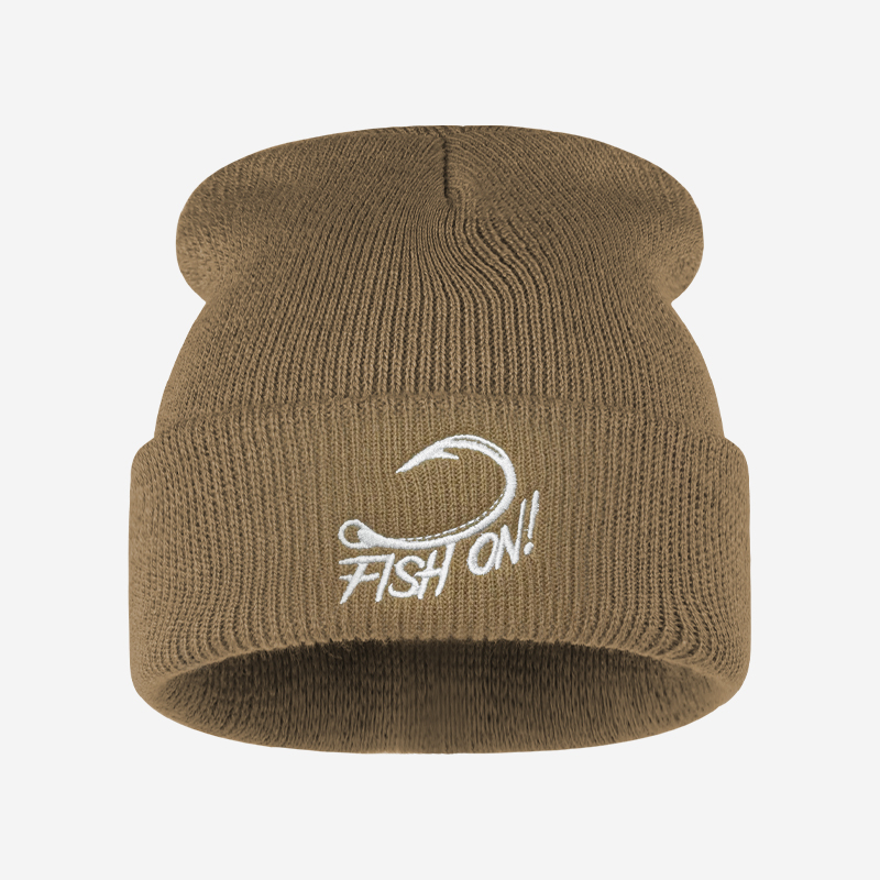 Czapka z haftowanym motywem wę – Beanie Cuffed Knit recenzja i cena