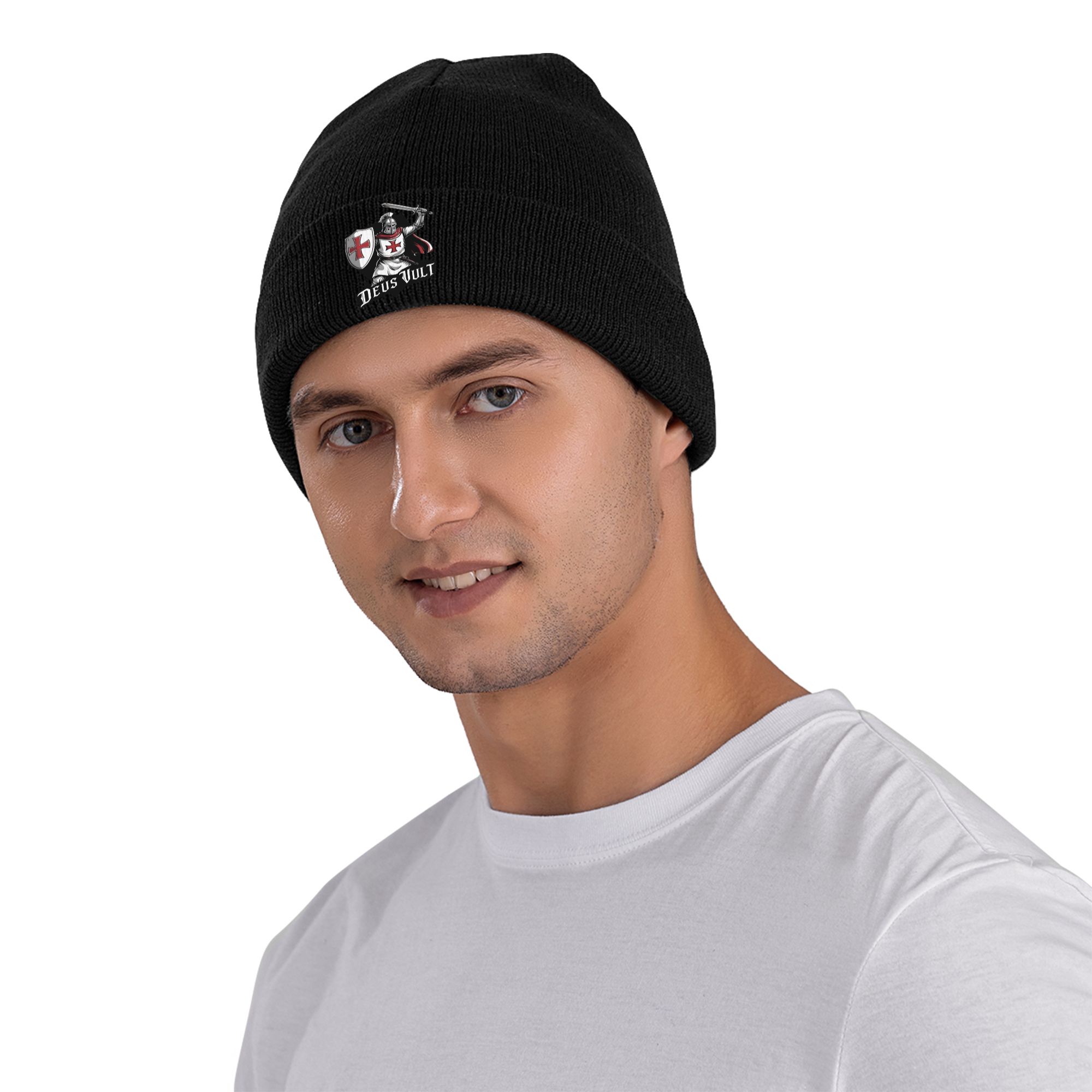 Deus Vult - Czapka z dzianiny  – Beanie Cuffed Knit recenzja i cena